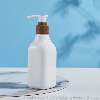 Square Body Cream 6.76oz Shampoo Lotion Plastic Bottle