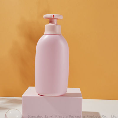 Matte 280Ml 380Ml 550Ml Oval HDPE Lotion Pump