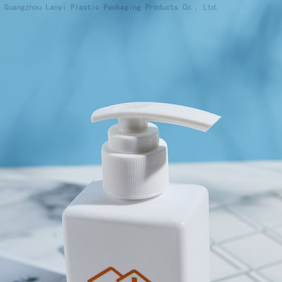 Personal Care 280ml Square HDPE Shampoo Plastic Bottle