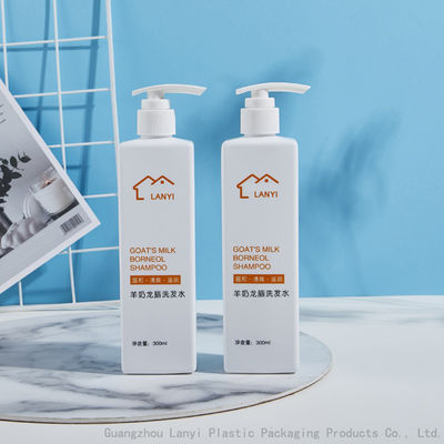 Personal Care 280ml Square HDPE Shampoo Plastic Bottle