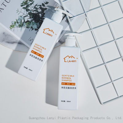 Personal Care 280ml Square HDPE Shampoo Plastic Bottle