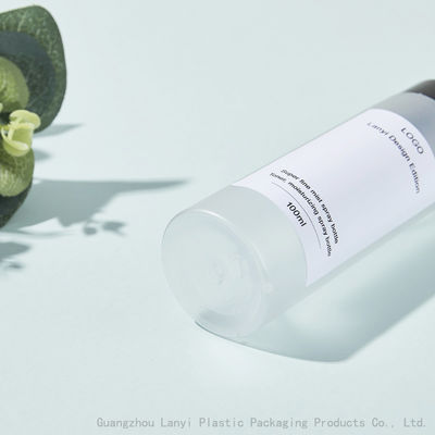 Flat Shoulder clear 3.38oz 4.05oz PET Plastic Spray Bottle