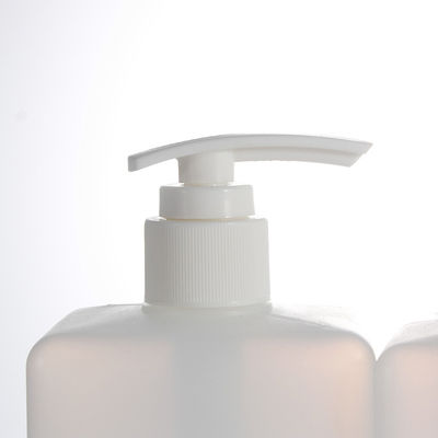 Translucent HDPE 300ml Hand Sanitizer Bottle Square Push Type