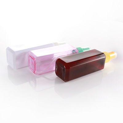 100ml PET Sprayer Square Plastic Cosmetic Bottle