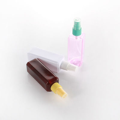 100ml PET Sprayer Square Plastic Cosmetic Bottle