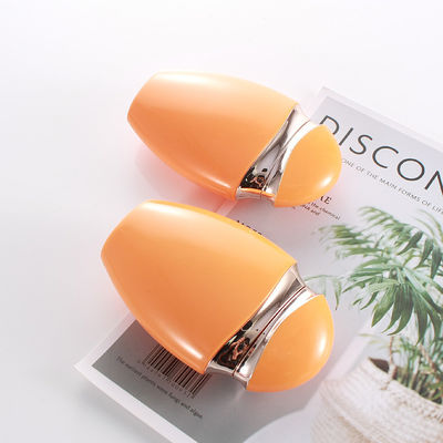 80ml Goose Egg Flat Oval Plastic Bottle For Sunscreen Isolation Lotion