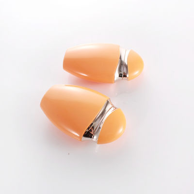 80ml Goose Egg Flat Oval Plastic Bottle For Sunscreen Isolation Lotion