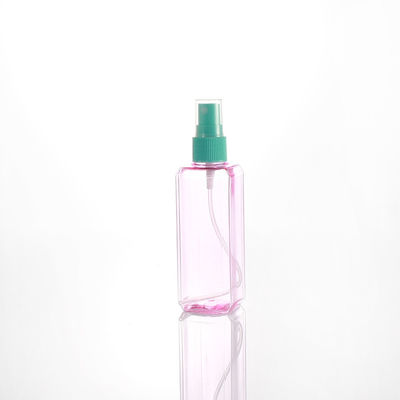 Transparent 100ml PET Clear Purple Square Spray Bottle