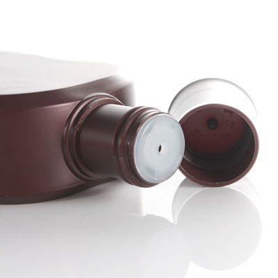 200ml Brown Square Shampoo Pump Bottles 24/415 Screw Cap