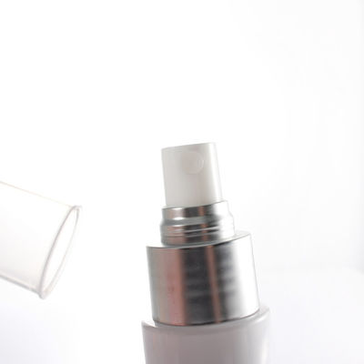 60ml Electroplated Silver Spray Plastic Bottle Cosmetic Packaging