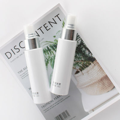 60ml Electroplated Silver Spray Plastic Bottle Cosmetic Packaging