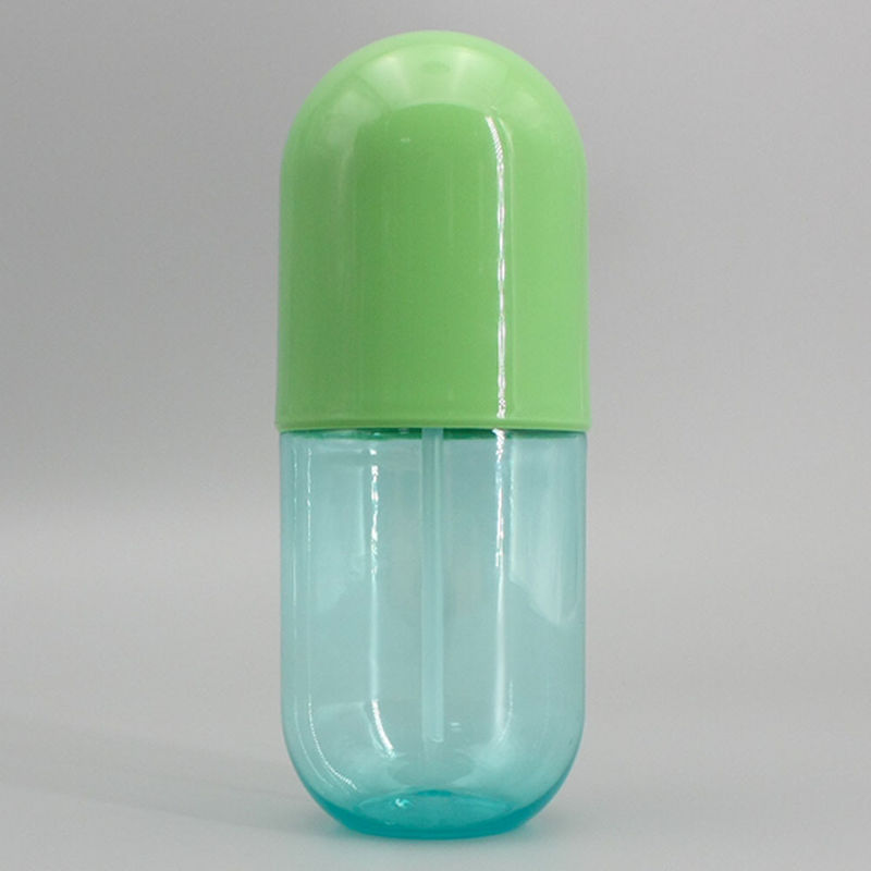Capsule Shape 120mm 8.45oz Refillable Plastic Spray Bottles