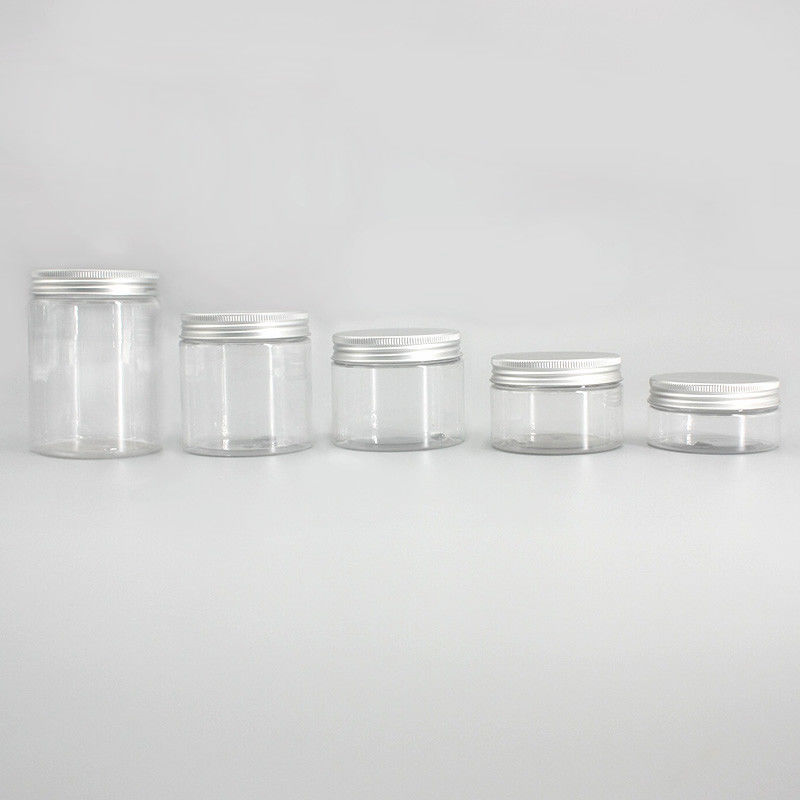 Transparent PET Plastic 97mm 300ml Bulk Cosmetic Jars