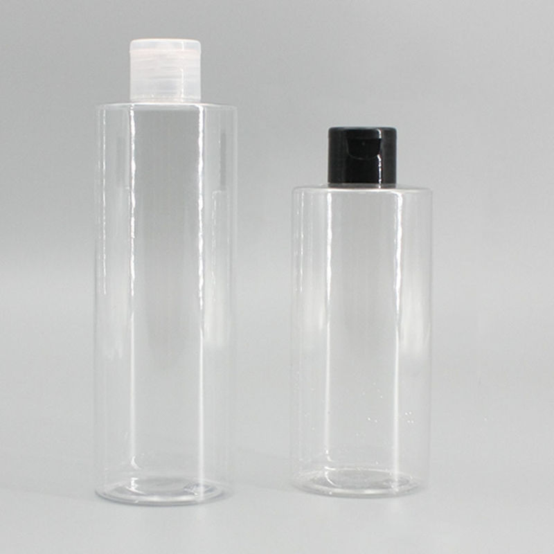 Transparent Cylinder 24mm 350ml Empty Skin Care Bottles