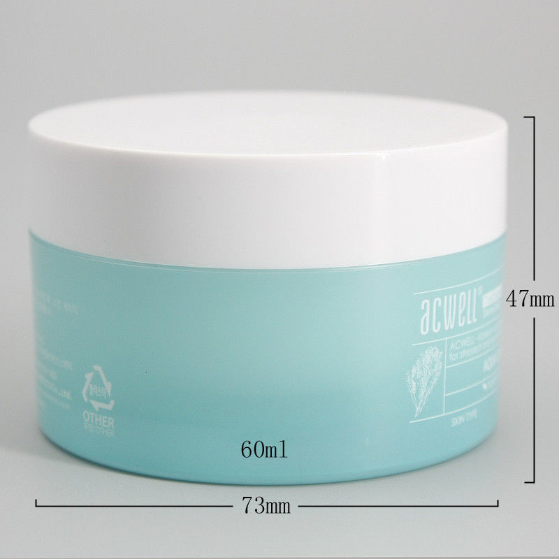 ABS Plastic 47mm 60ml Empty Face Cream Jars
