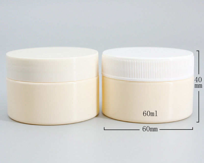 Yellow Cylinder 40mm 60ml Biodegradable Plastic Jars