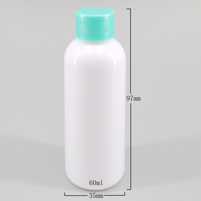 White 20mm 60ml Recycled Plastic Bottles