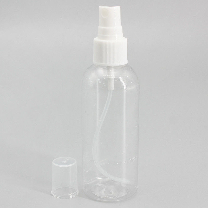 40*134mm 100ml PET Plastic Spray Bottle Cylinder Round Shoulder