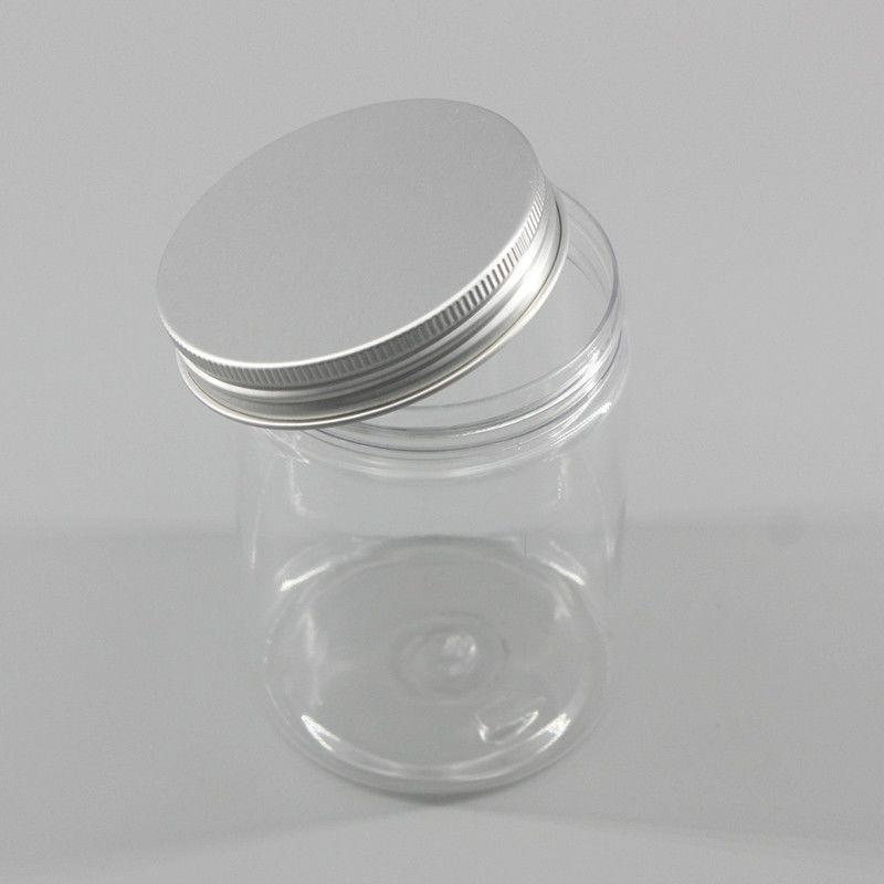 300ml Transparent Cylinder PET Storage Jar for Food Snack Honey Packaging