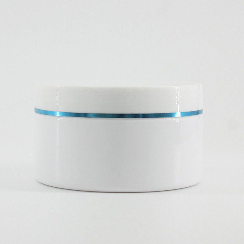 200ml White PET Baking Soda Cosmetic Screw Cap Plastic Jar