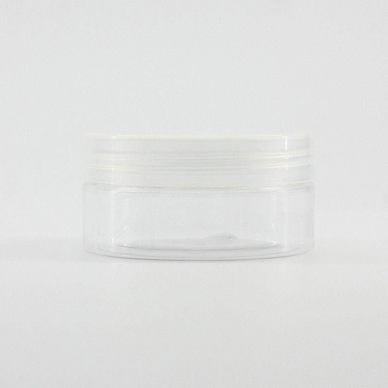100ml Clear Candy Biscuit Plastic Packaging Jar PP Screw Cap