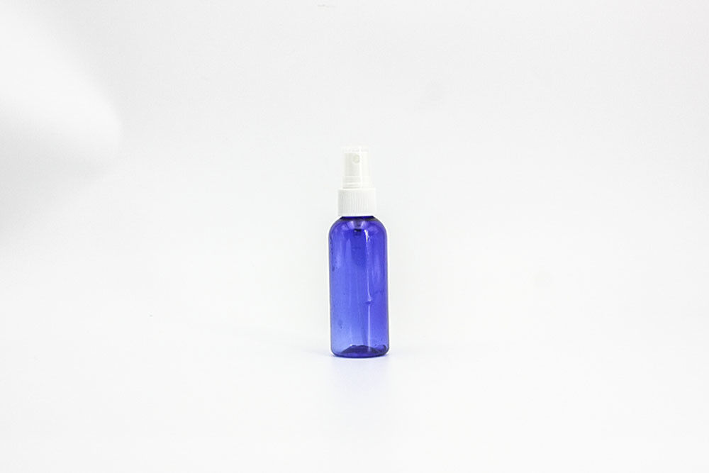 Transparent Blue 120mm 2.11oz PET Plastic Spray Bottle