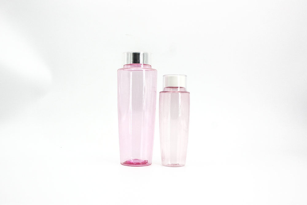 Round 28mm Pink 180ml Plastic Liquor Bottles