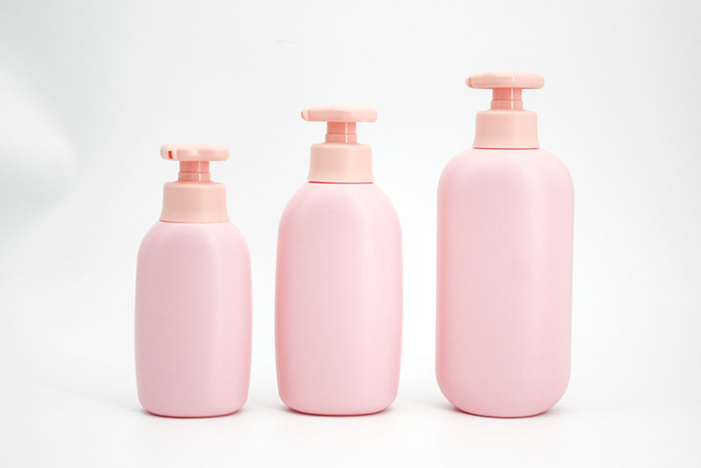 380ml 550ml HDPE Emulsion Bottle Plating Silver Spray Nozzle