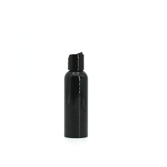 Black Cylinder 19.4g 120ml PET Plastic Skin Care Bottle