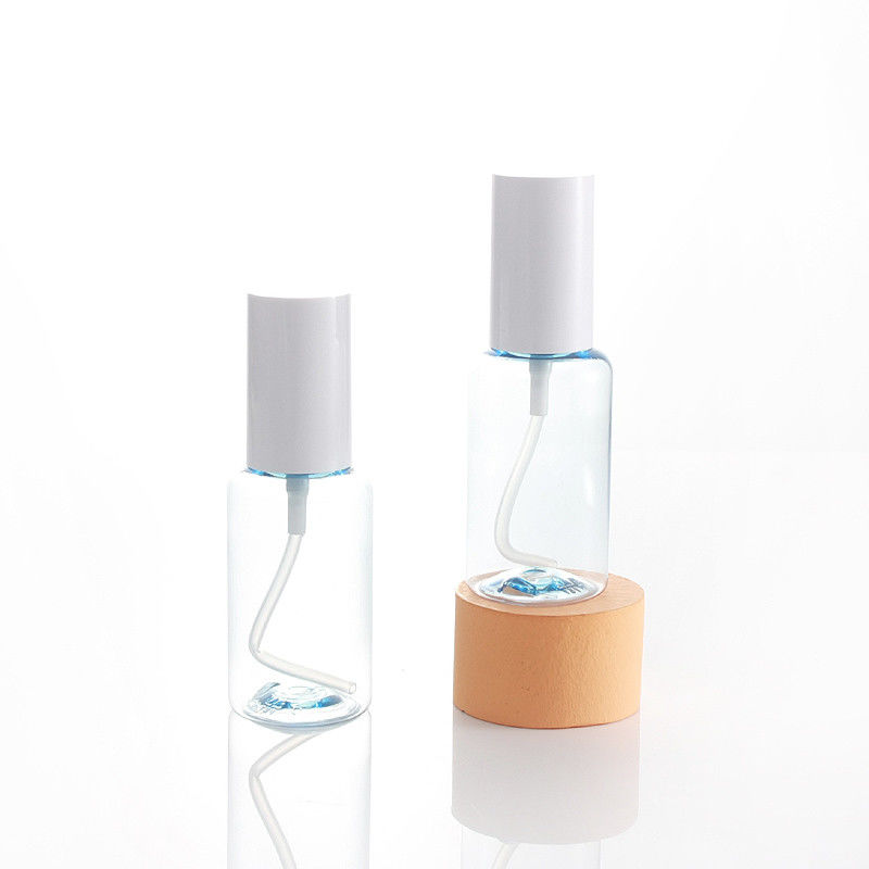 9g 80ml PET Plastic Spray Bottle Full Cover Protective Cap